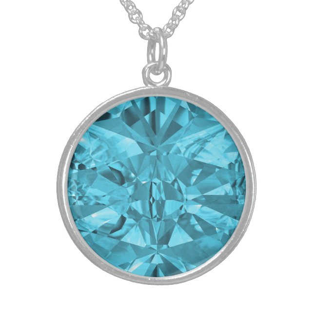 December Birthstone Necklace (Front)