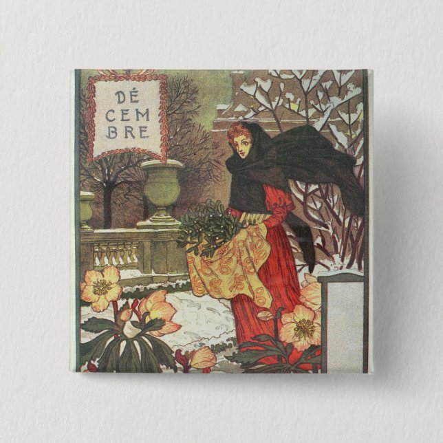 December Button (Front)