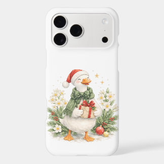 December christmas coquette polka dots bow goose iPhone 17 pro max case