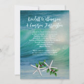 December Cruise Wedding Starfish Invitations (Front)