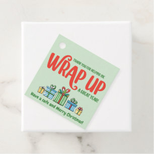 December Customizable Realtor Pop-By Wrap Up Favor Tags