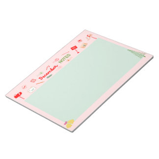 December doodles notepad