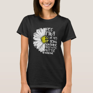 DECEMBER Girl Made In 1964 55th Sunshine Hurricane T-Shirt