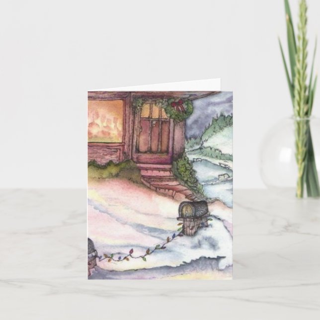 December in the Garden Holiday Card (Front)