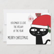 December is like the FRIDAY of the Year Custom