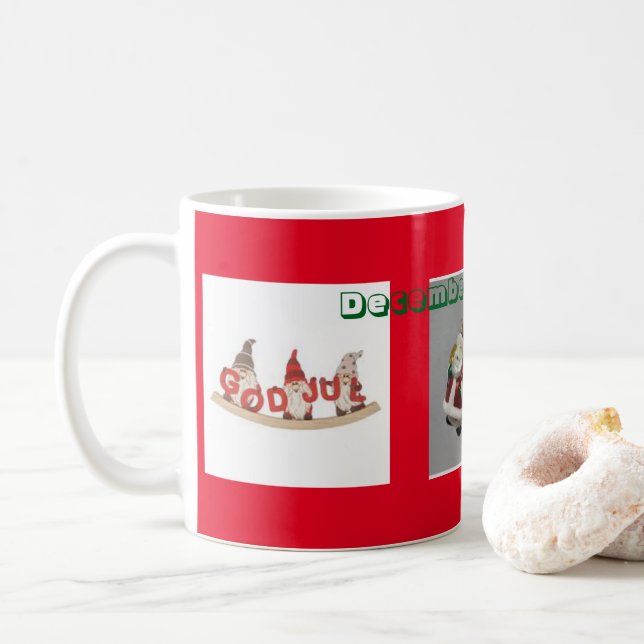 december kop coffee mug (With Donut)