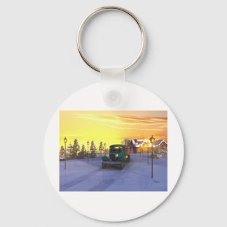 December Morning Keychain