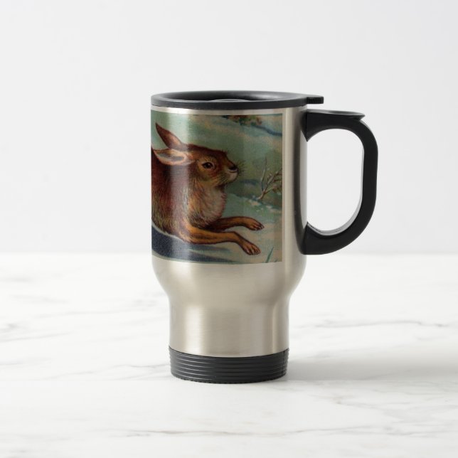 December Rabbit Travel Mug (Right)