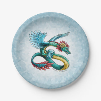 December’s Birthstone Dragon: Turquoise  Paper Plates