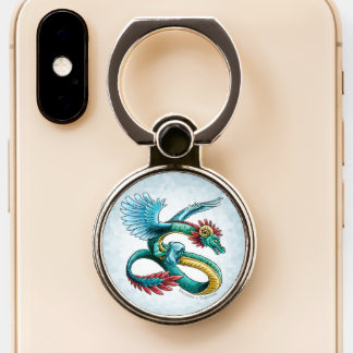December’s Birthstone Dragon: Turquoise Phone Ring Stand