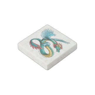 December’s Birthstone Dragon: Turquoise Stone Magnet