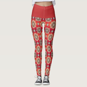December Snowflakes Leggings