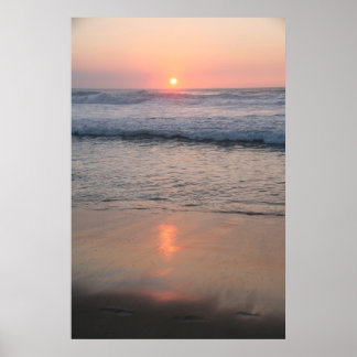 December Sunset Poster
