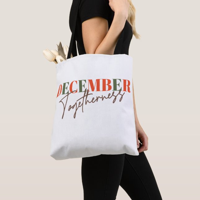 December Togetherness: Celebrating the Season Tote Bag (Close Up)