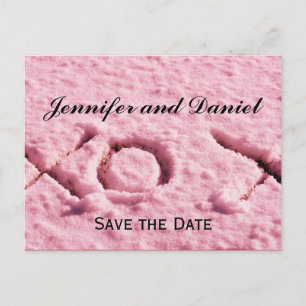 December Wedding Announcement Card