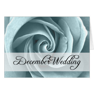 December Wedding : rose of the season : Cards