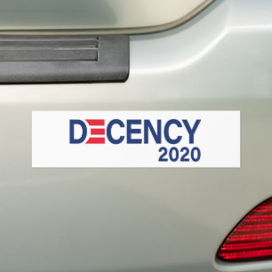 Decency 2020 Biden Harris 2020 Election Bumper Sticker
