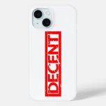 Decent Stamp iPhone 15 Case