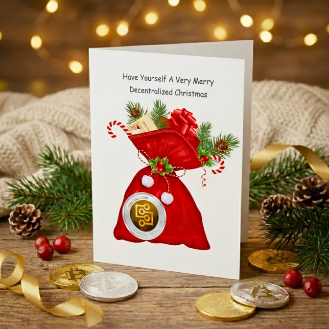 Decentralized Cryptocurrency Christmas Card (Decentralized Cryptocurrency Christmas Card)