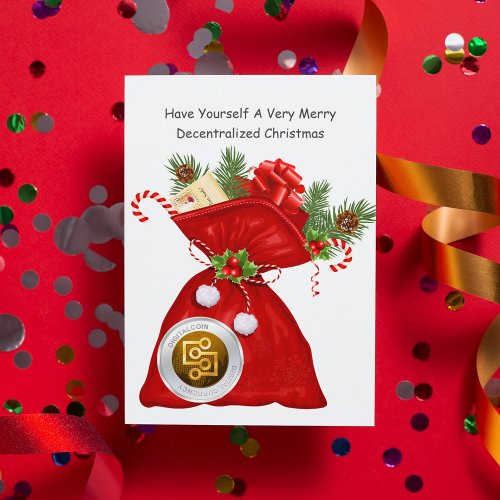 Decentralized Cryptocurrency Christmas Card