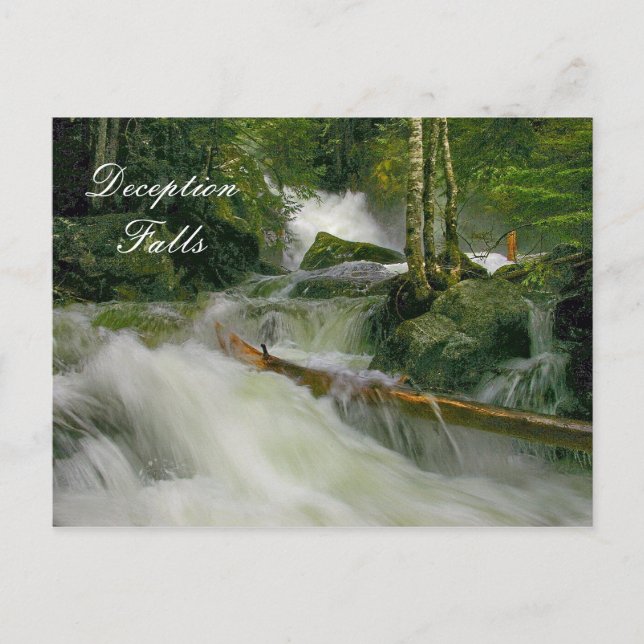 Deception Falls Postcard (Front)