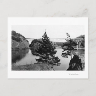 Deception Pass Bridge, Washington View Photograp 2 Postcard