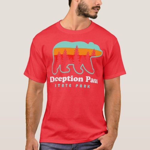 Deception Pass State Park Hikes Washington Camping T_Shirt