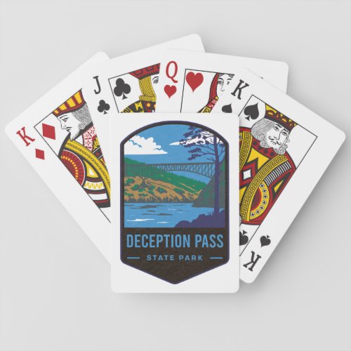 Deception Pass State Park Playing Cards