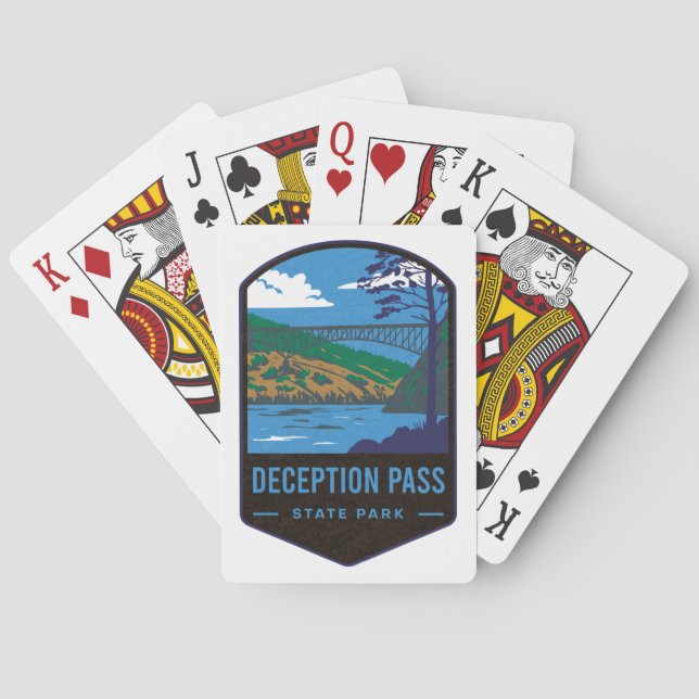 Deception Pass State Park Poker Cards (Back)