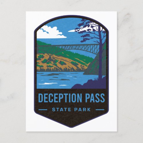 Deception Pass State Park Postcard