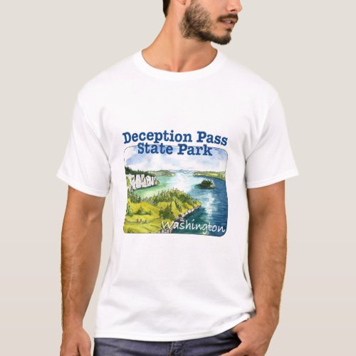 Deception Pass State Park Washington T_Shirt