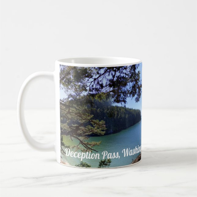 Deception Pass, Washington  Coffee Mug (Left)