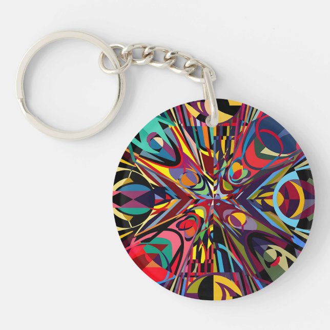 Deceptive Dimensions Keychain (Front)