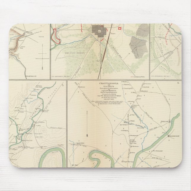 Decherd, Manchester, Tullahoma, Jasper Mouse Pad (Front)