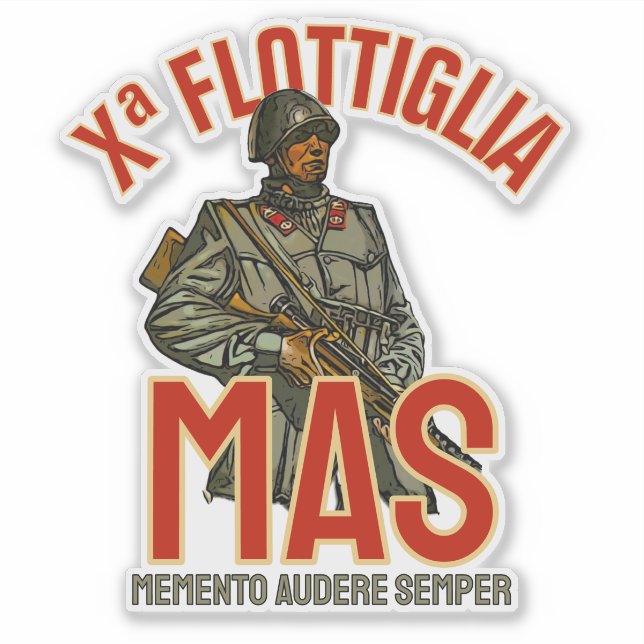 Decima Flottiglia MAS Sticker (Front)