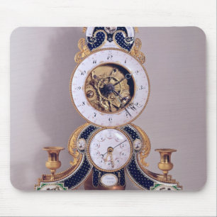 Decimal and duodecimal clock mouse pad