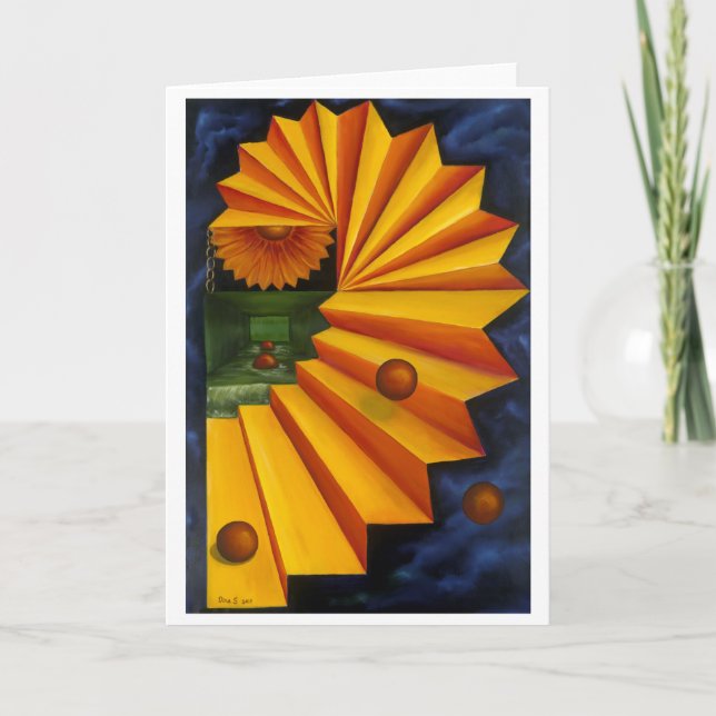 Deciphering the Journey - greeting card (Front)