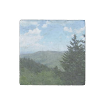 Decirative Marble Stone Magnet Mountain