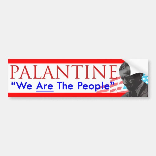 Decision 2020 Vote Palantine We Are the People Bumper Sticker