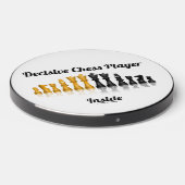 Decisive Chess Player Inside Reflective Chess Set Wireless Charger (Front 2)