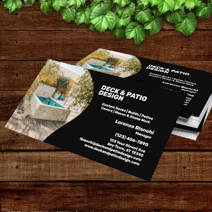 Deck and Patio Design Company Business Card