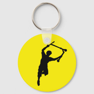 Deck Grabbing Champion Stunt Scooter Rider Keychain