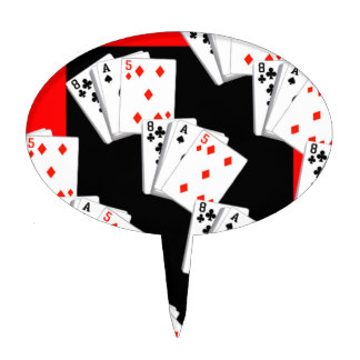 DECK OF CARDS CAKE TOPPER