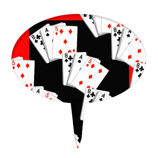DECK OF CARDS CAKE TOPPER (Front)