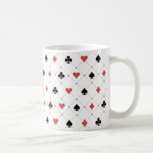 Deck of Cards Pattern Coffee Mug