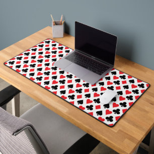 Deck of Cards Pattern Desk Mat