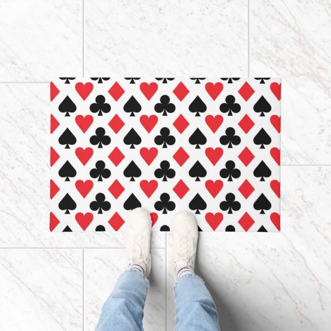 Deck of Cards Pattern Doormat (Indoor)