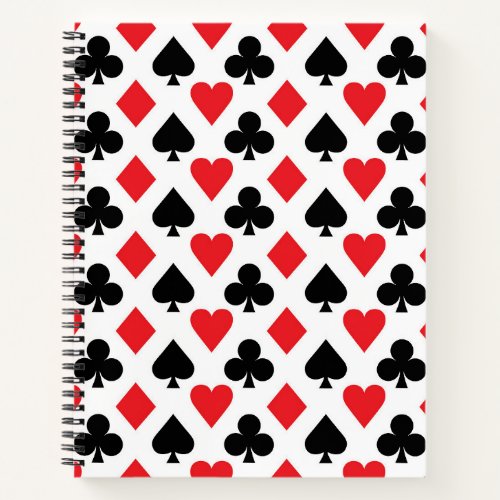 Deck of Cards Pattern Notebook