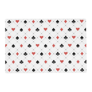 Deck of Cards Pattern Placemat