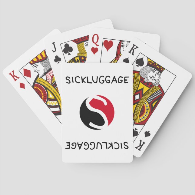 Deck of Cards – SICKLUGAGE Logo (Back)
